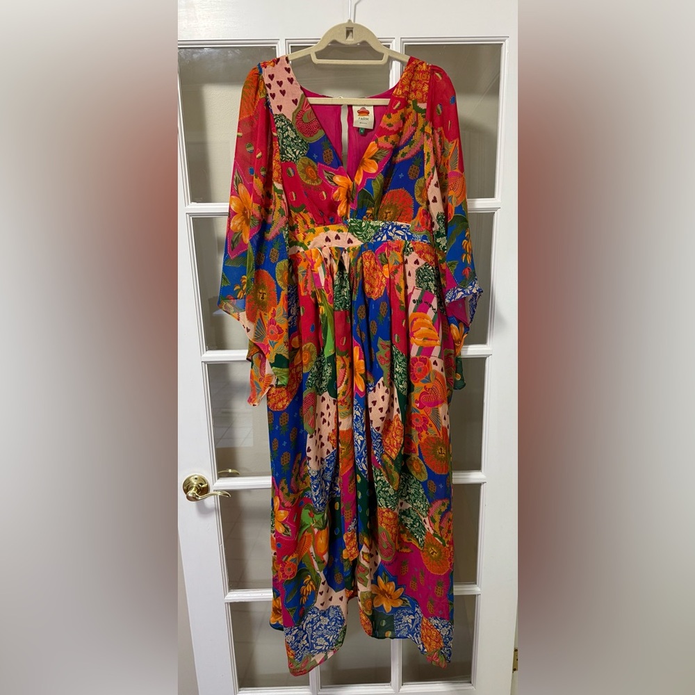 FARM Rio Multicolor Floral Maxi Dress